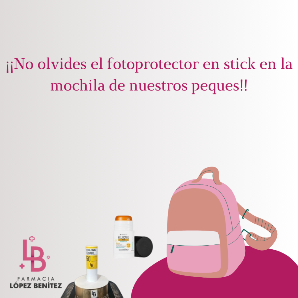 No olvides el protector solar mochila