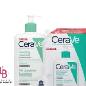 Pack Gel limpiador espumoso CeraVe 473 ml con Refill